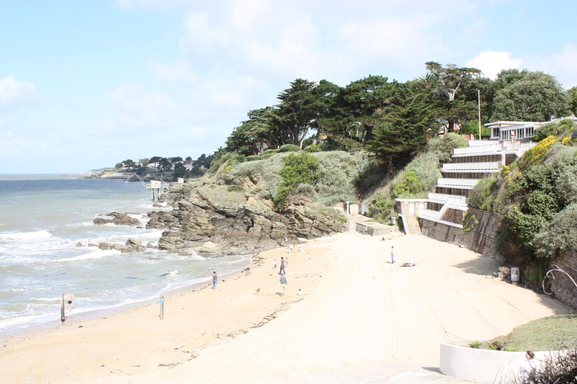 Appartement En Rdc Avec Terrasse Face A La Mer Pornic Exterior foto